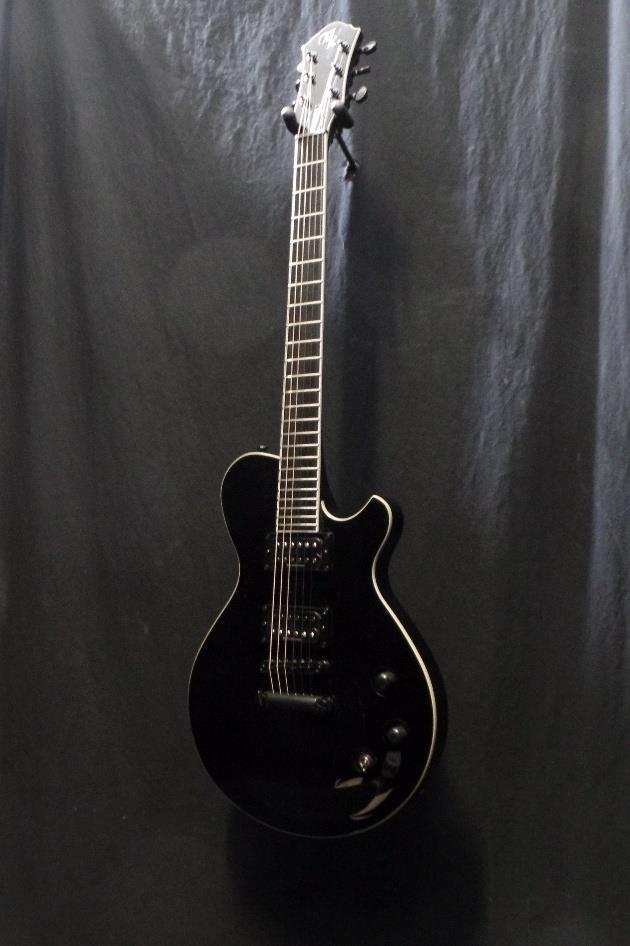 Michael Kelly MKPMBLK Patriot Magnum Electric Guitar Black Blem #0696