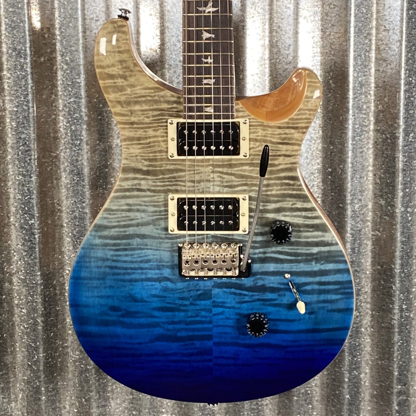 PRS Paul Reed Smith Limited Edition SE Custom 24 Blue Fade Guitar & Bag #4344