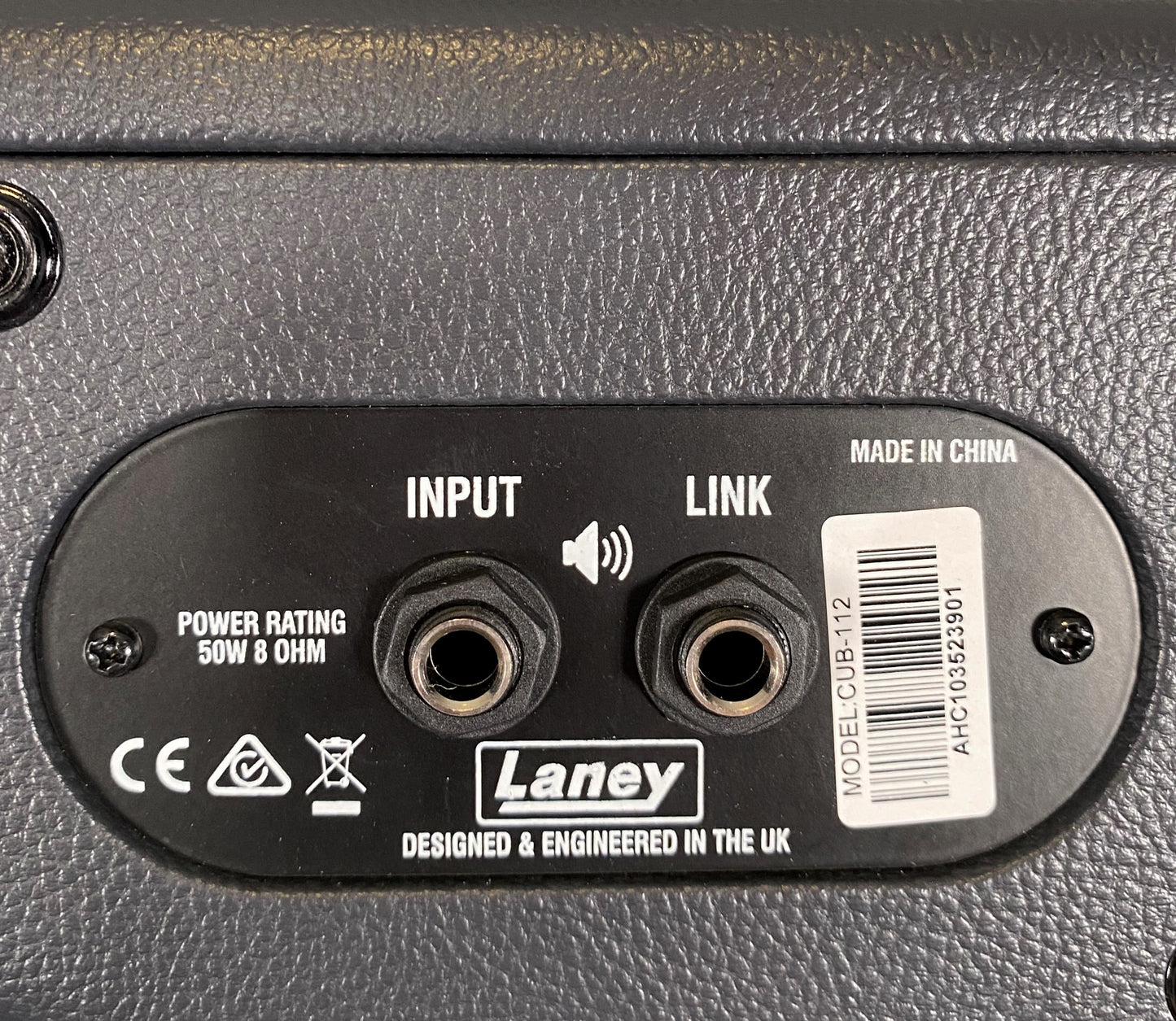 Laney CUB-112 1x12" 50 Watt Guitar Amplifier Extension Speaker Cabinet