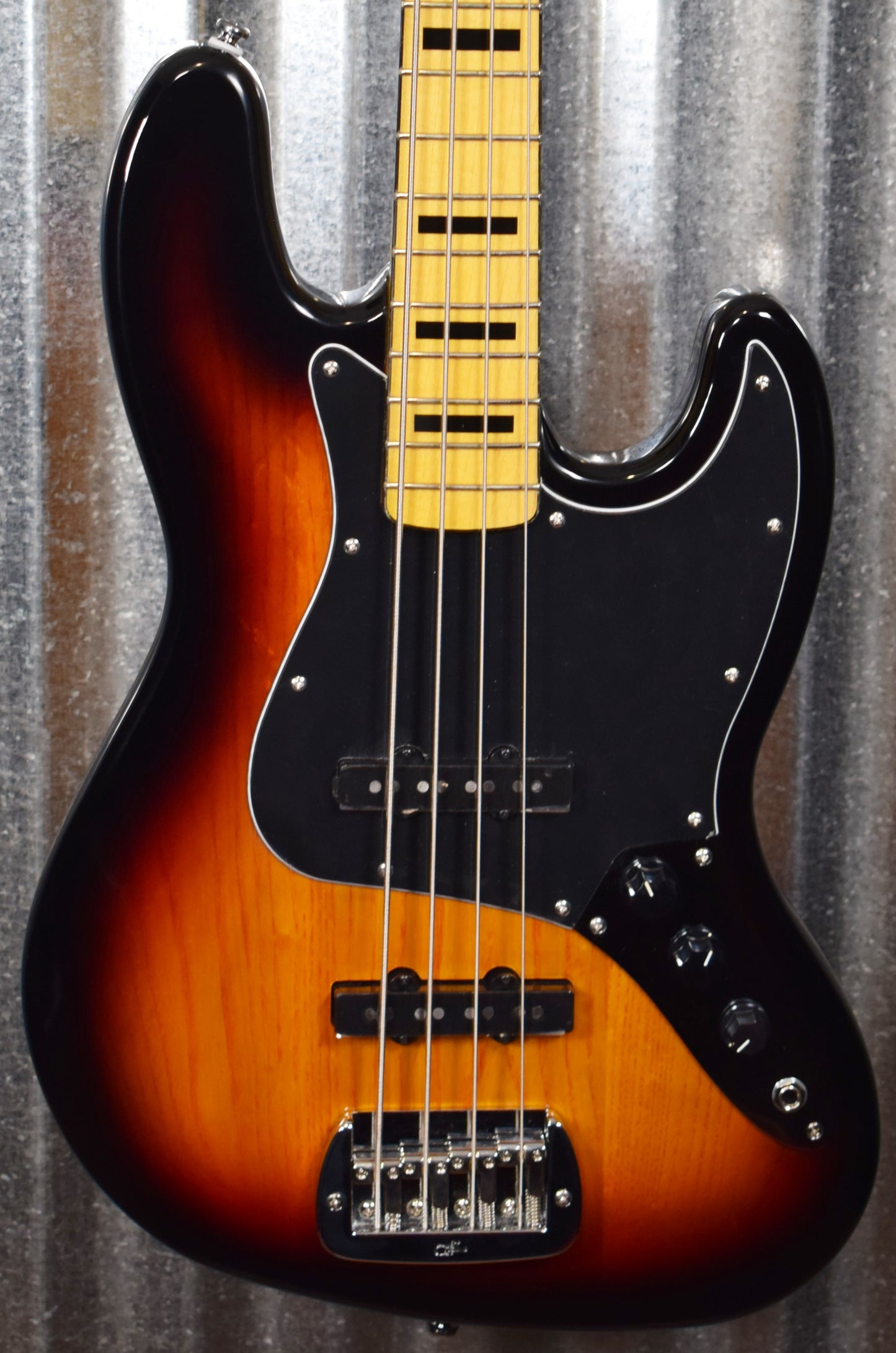 G&L Tribute JB 4 String Jazz Bass 3 Tone Sunburst #1209 For Parts Only