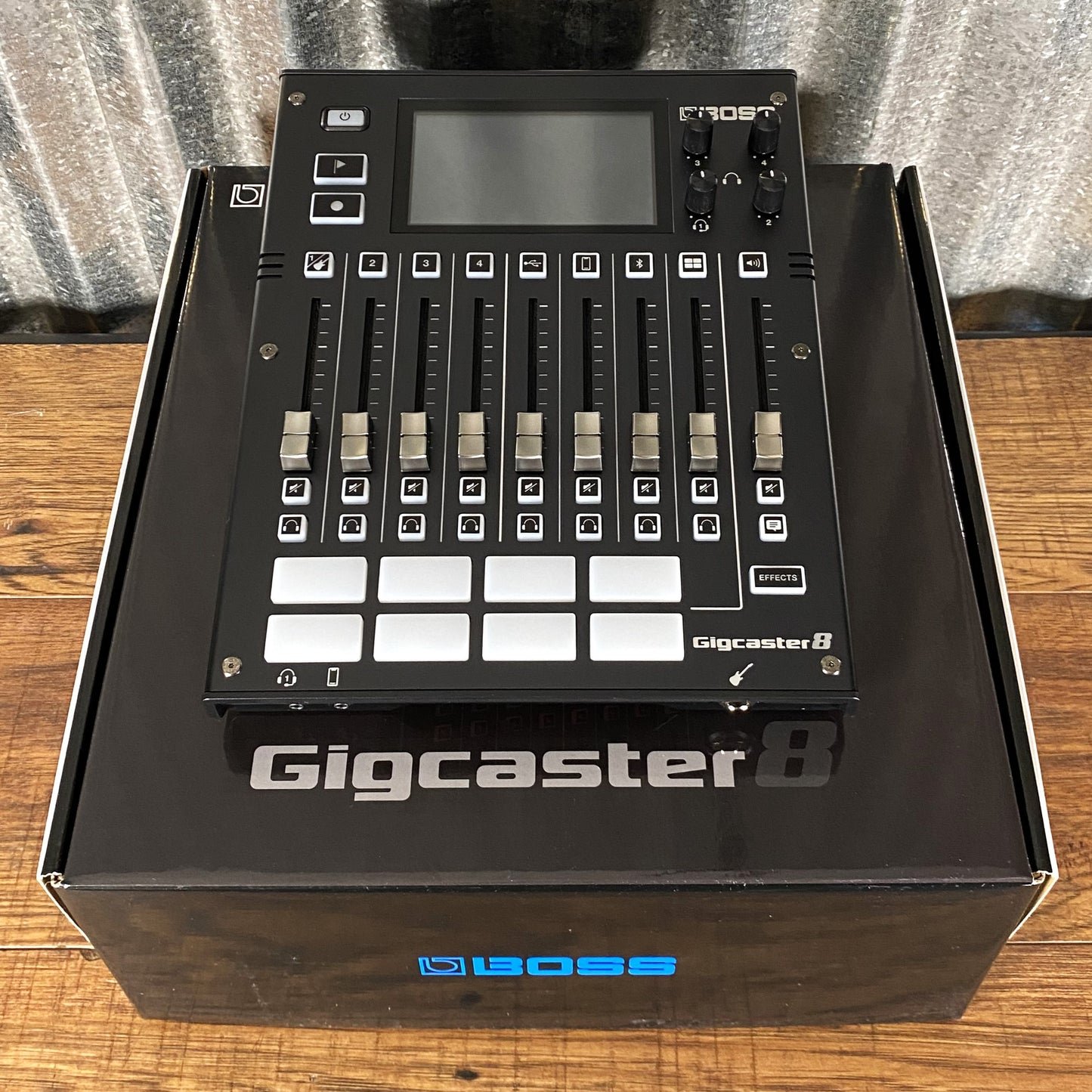 Boss GCS-8 Gigcaster 8 Live Streaming Mixer Recording Interface