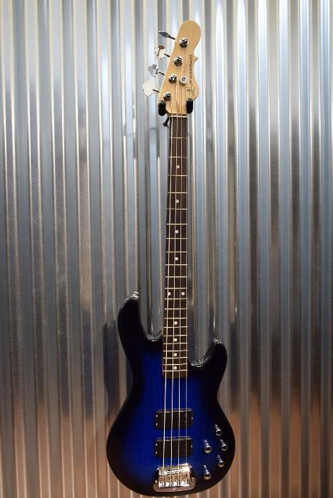 G&L Tribute M-2000 4 String Bass Blueburst 3 Band Active EQ - M2000 #8536