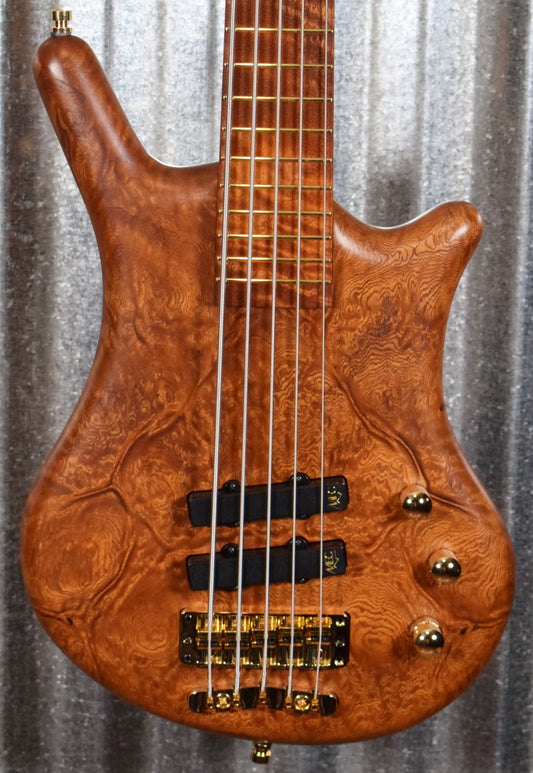 Warwick German Pro Series 2020 LTD ED Thumb BO 5 String Bass Natural & Bag #3020