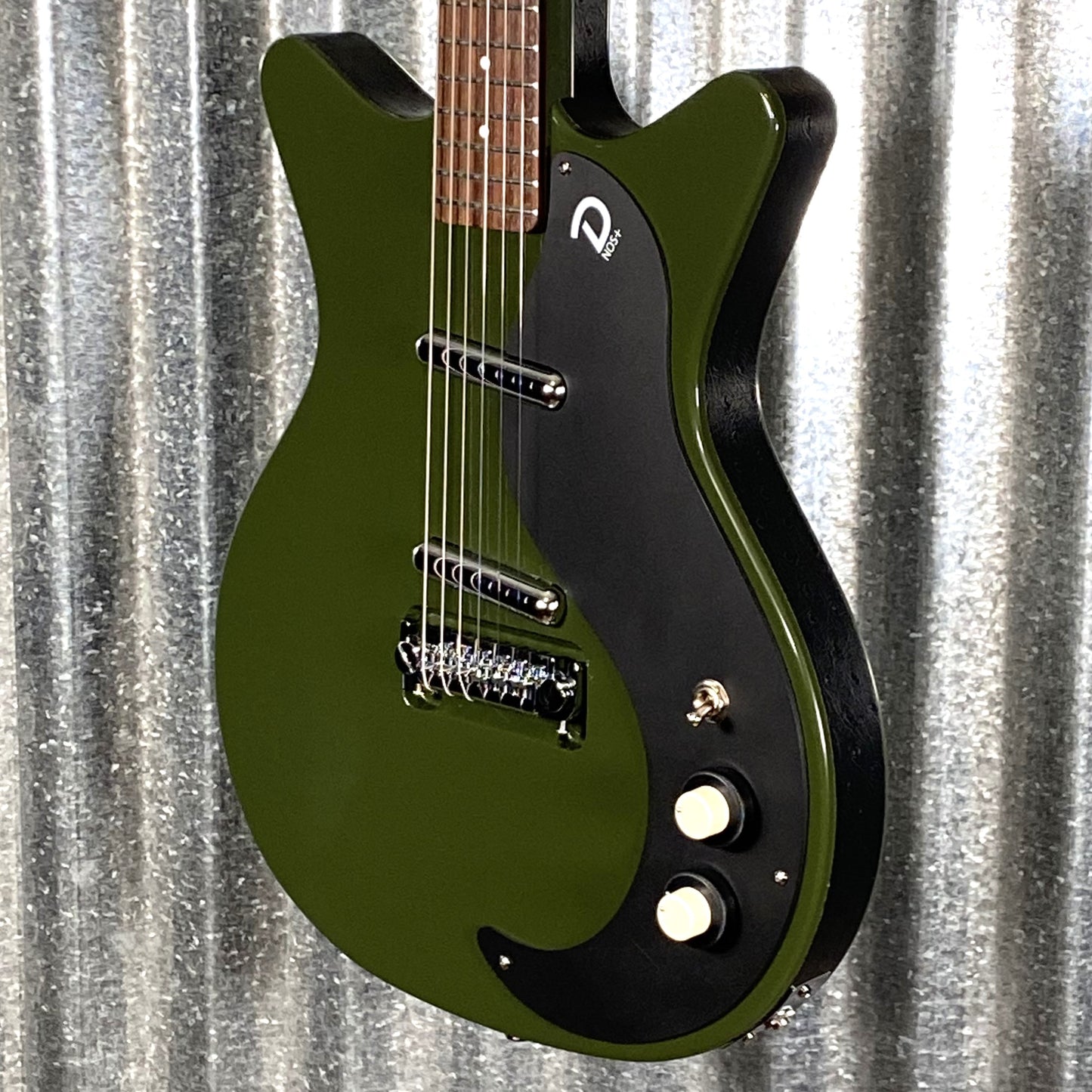 Danelectro NOS+ Blackout '59 Green Envy Guitar #4694 Used
