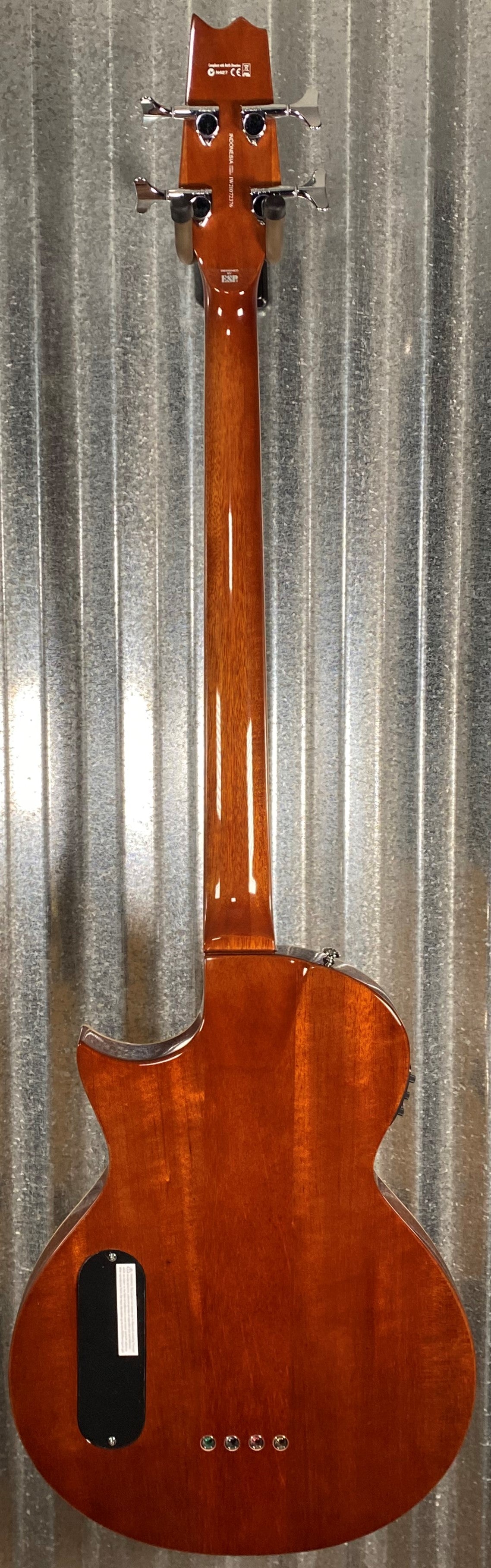 ESP LTD TL-4 Natural 4 String Thinline Acoustic Electric Bass LTL4NAT #2376