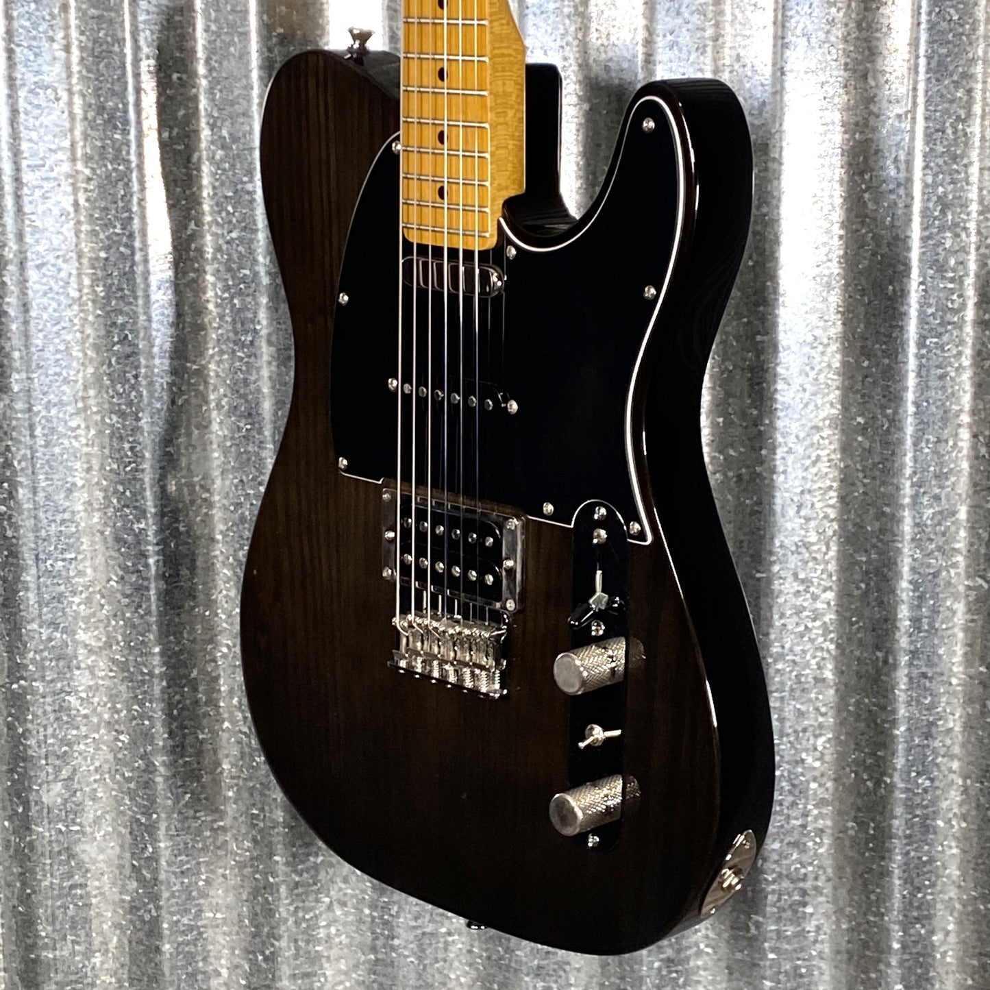 Fender Modern Player Telecaster Plus Charcoal Transparent Guitar #5204 Used