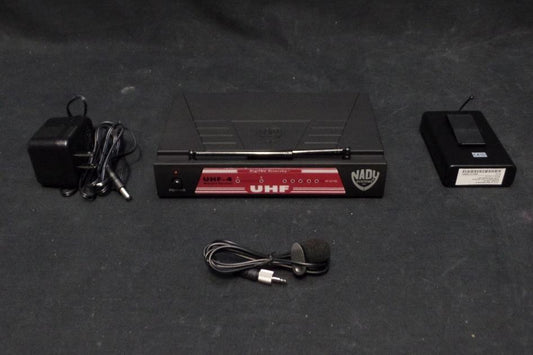 Nady UHF-4 High Band Professional Wireless Microphone System  For Parts Only