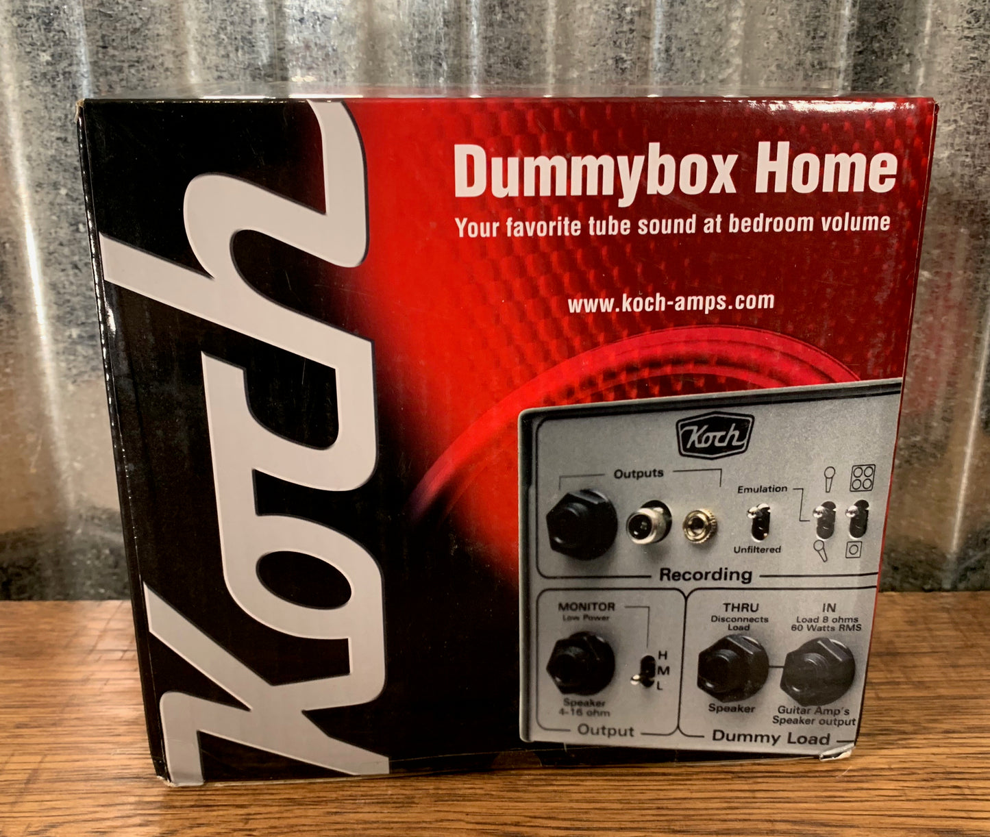 Koch DB60-HM Dummybox Home 60 Watt Guitar Amplifier Dummy Load Interface Demo
