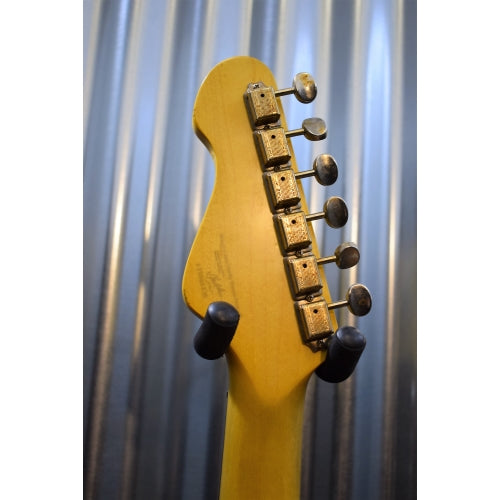 Vintage Guitars Icon V6MRTBG Thomas Blug Signature Vintage White Guitar & Case #6
