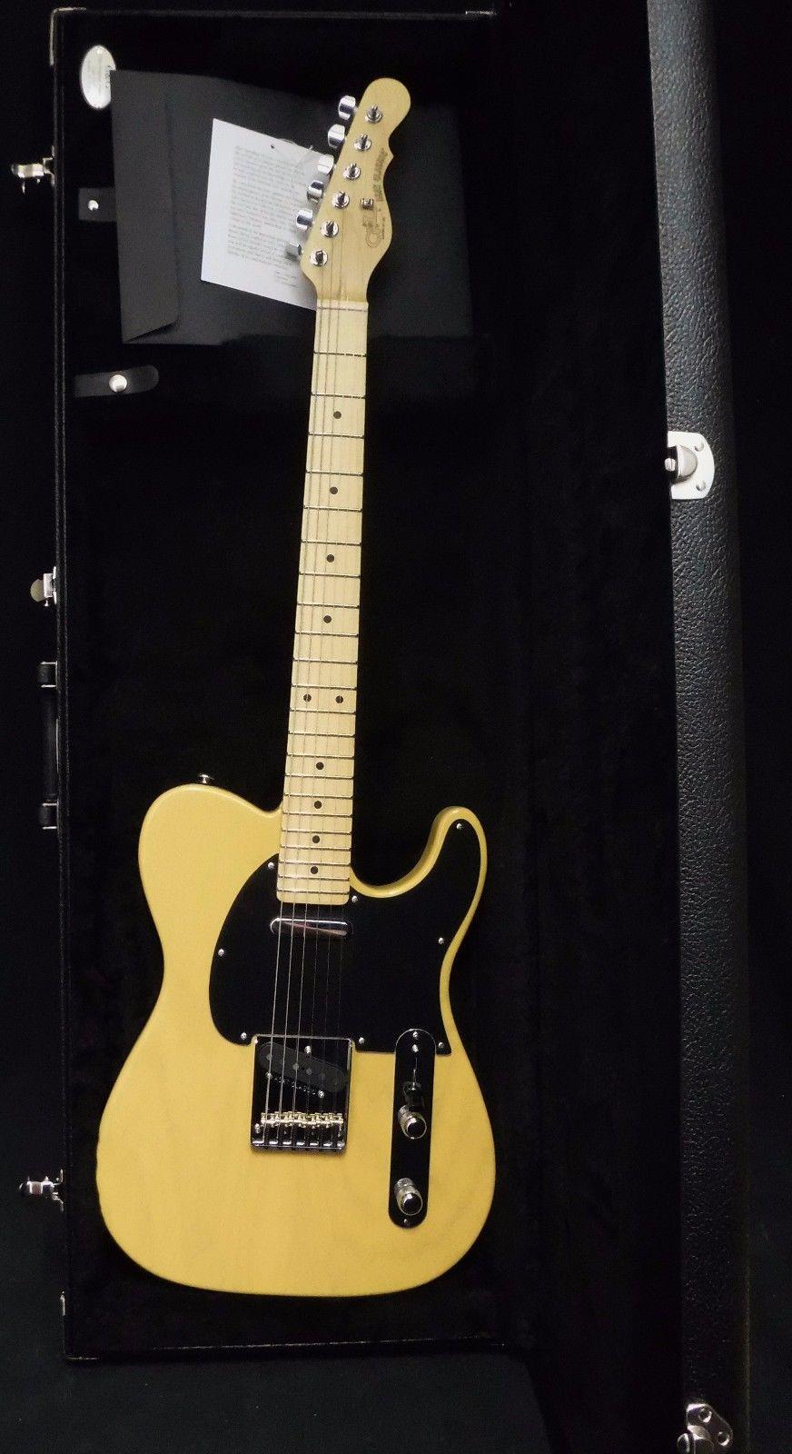G&L USA ASAT Classic in Butterscotch Blonde & Case #6113