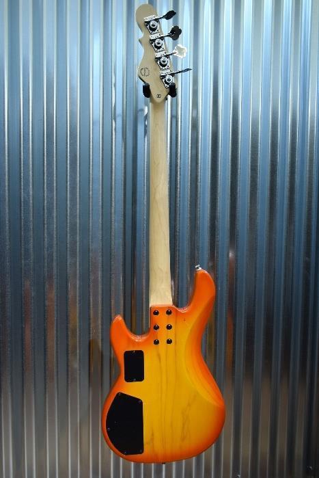G&L Tribute M-2000 4 String Bass Honeyburst 3 Band Active EQ & M2000 #0440