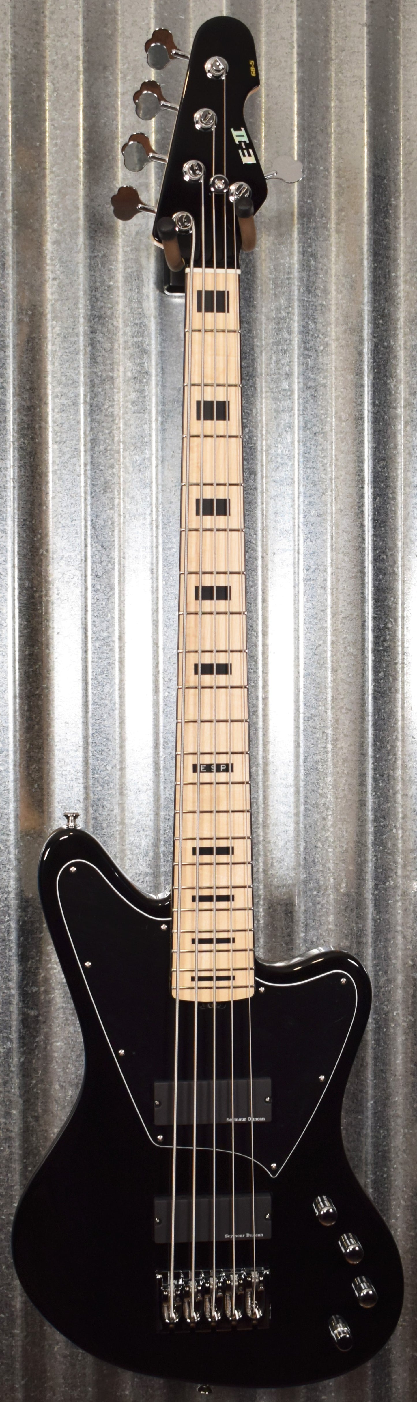 ESP E-II GB-5 5 String Bass Black Seymour Duncan & Case EIIGB5BLK Japan #ES7407193