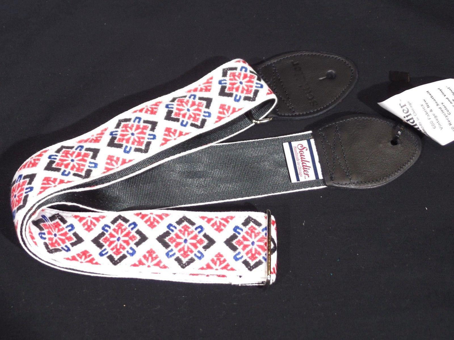 Souldier Straps Vintage 1075 - Kingston - Black / Blue / Red / White