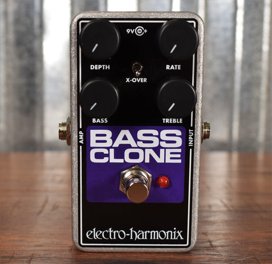 Electro-Harmonix EHX Bass Clone Analog Chorus Effect Pedal