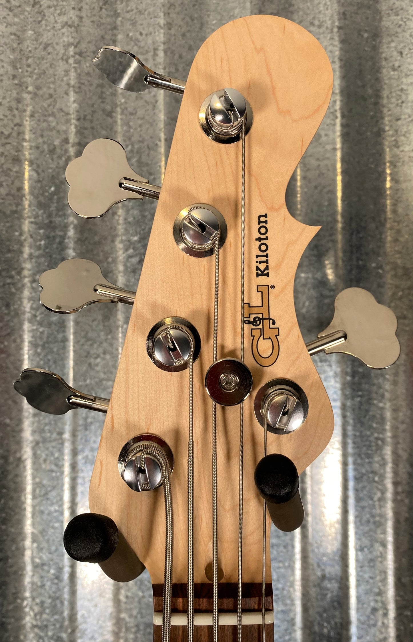 G&L USA Kiloton 5 String Rally Red Bass & Case #7085