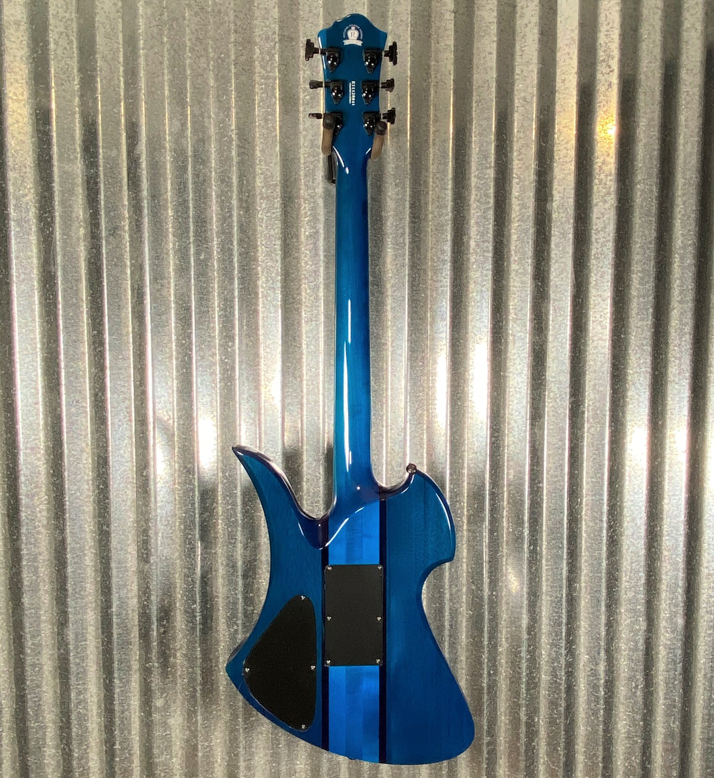 BC Rich Mockingbird ST Korea Trans Blue Quilt Flame Maple Guitar #0041 Used