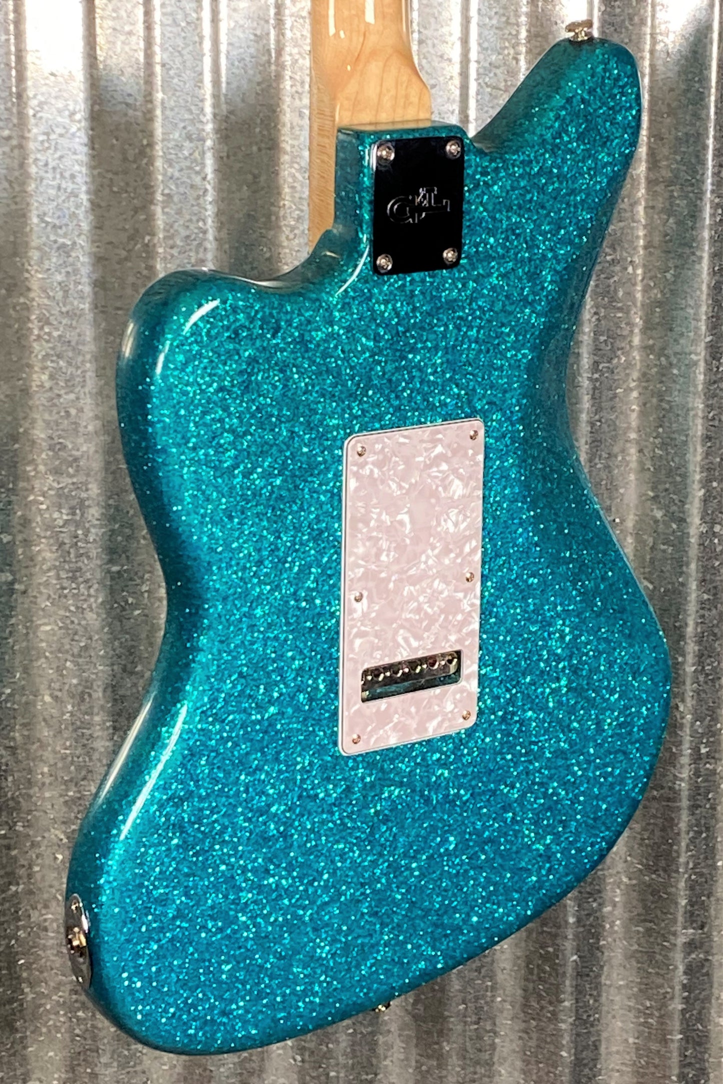 G&L USA Doheny Turquoise Metal Flake Guitar & Case #6225
