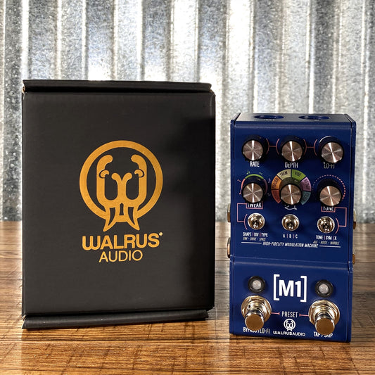 Walrus Audio MAKO Series M1 High-Fidelity Modulation Machine Guitar Effect Pedal