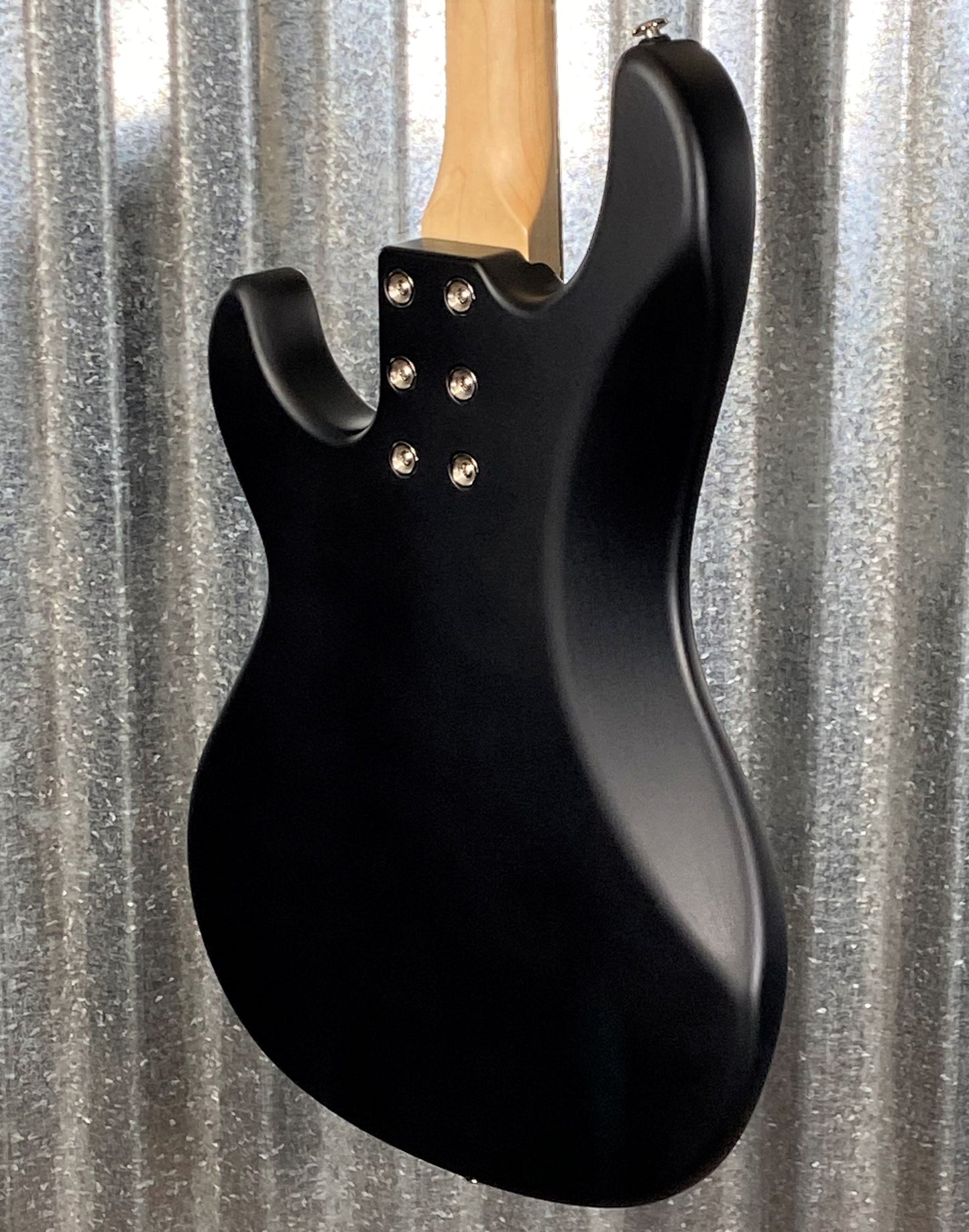 G&L USA Kiloton Jet Black Frost 4 String Bass & Bag #5180 Used