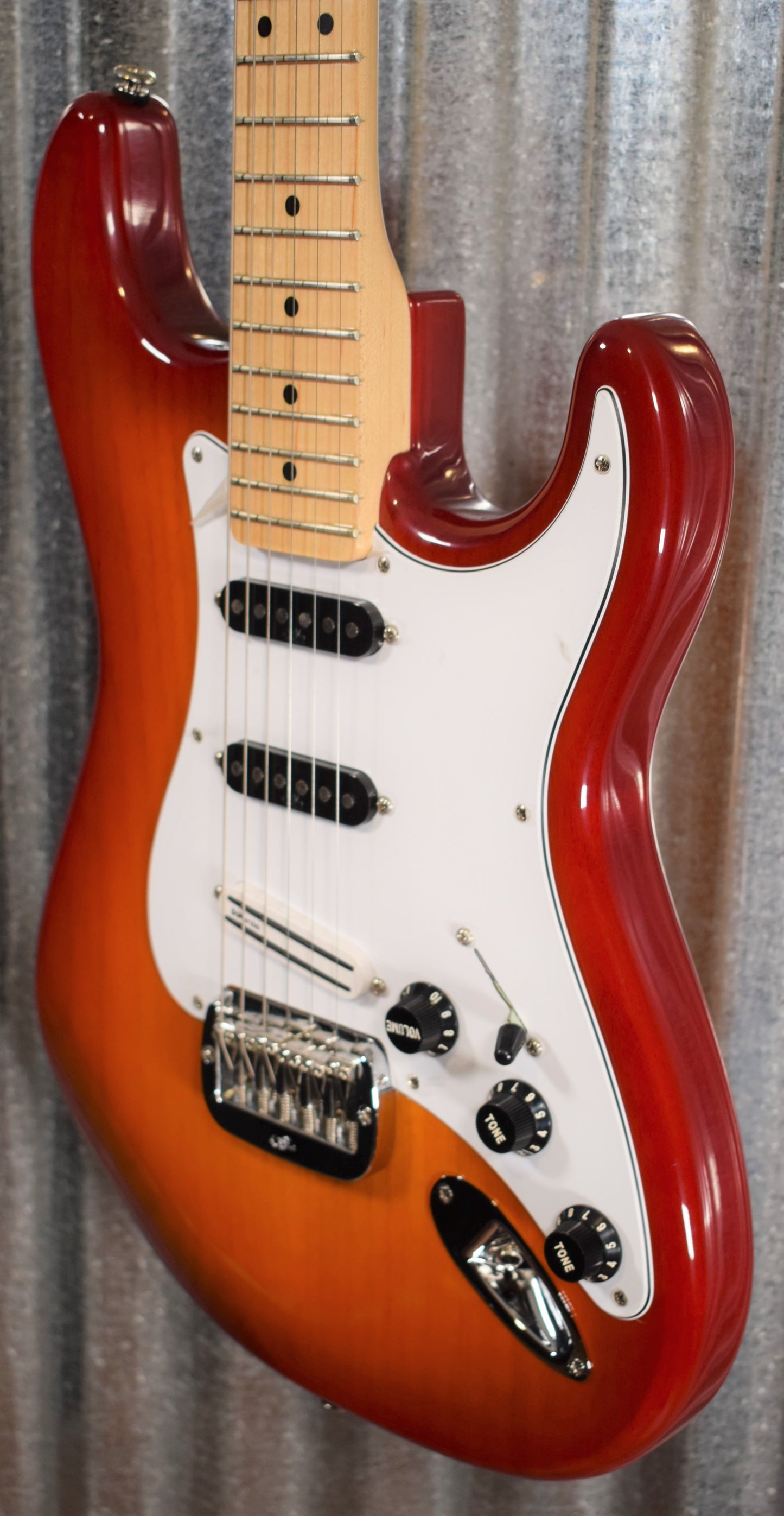 G&L USA Legacy Cherryburst with DiMarzio Super Distortion Guitar & Case #6966 Used