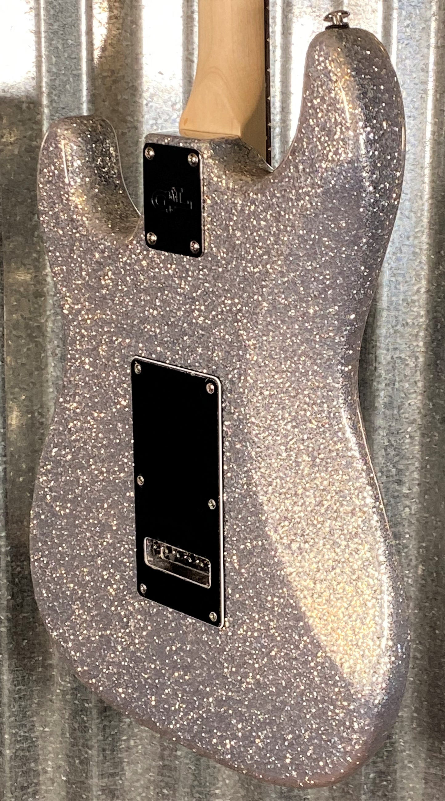 G&L USA Legacy Silver Metal Flake Guitar & Case #5140