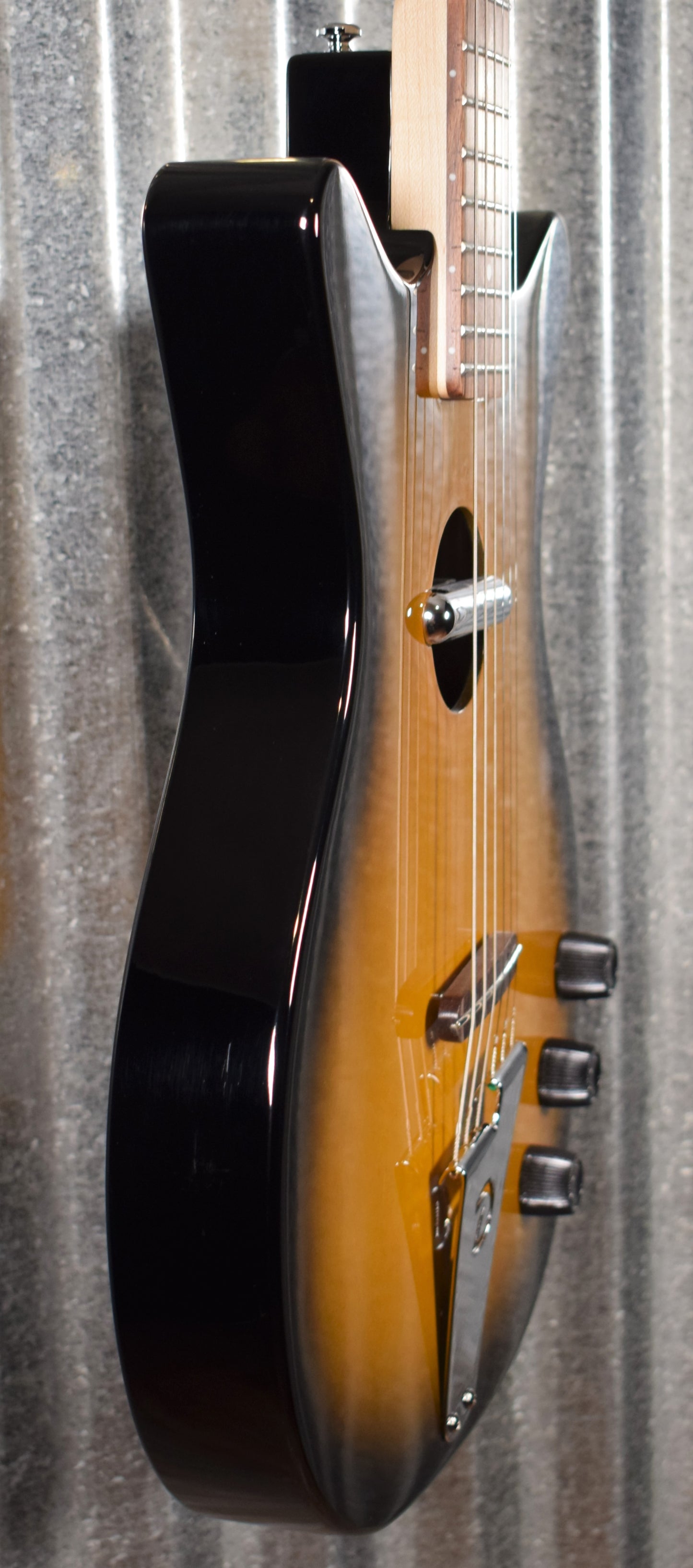 Danelectro Convertible Tobacco Sunburst Vintage Style Acoustic Electric Guitar #9504 Demo