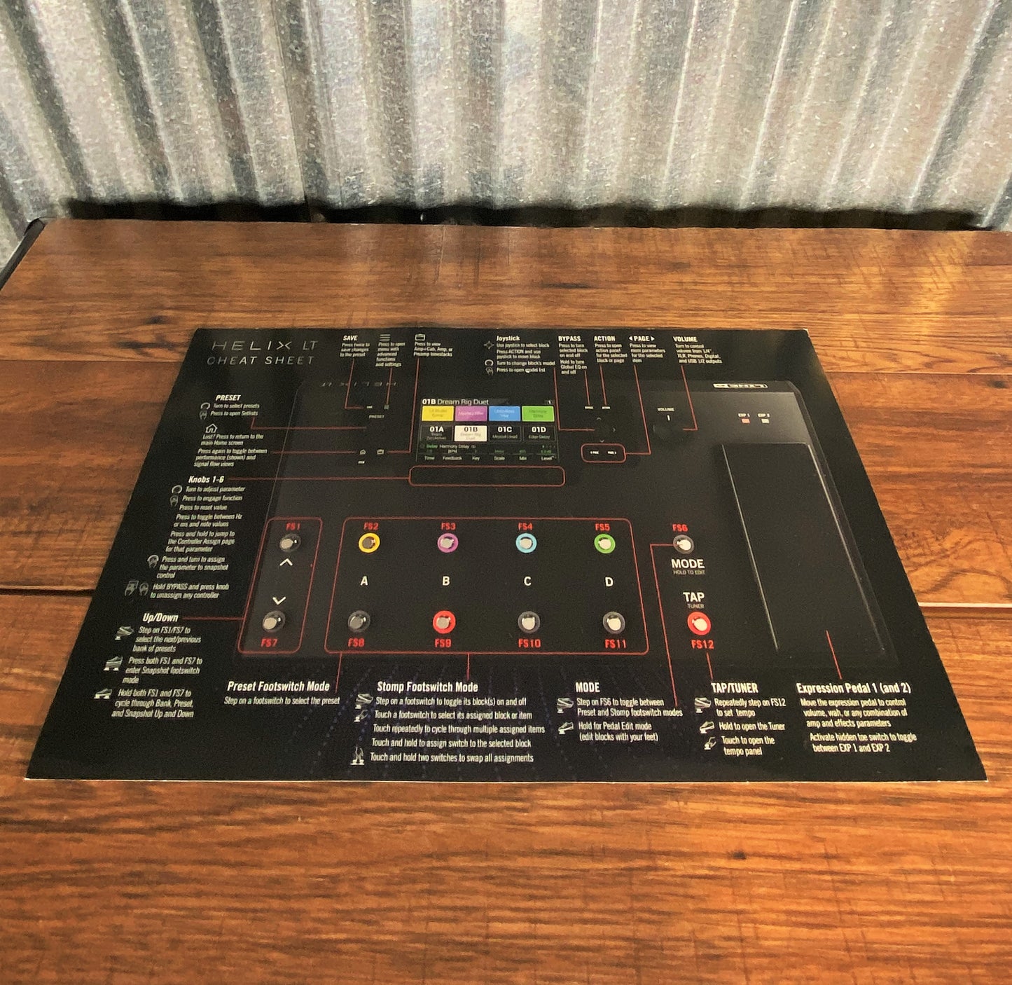 Line 6 Helix LT Guitar Multi Effect Processor Used