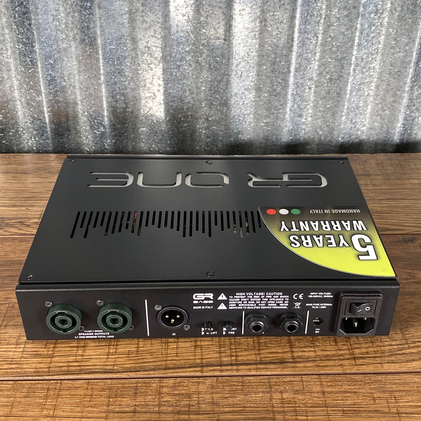 GR Bass ONE 350 Watt Compact Bass Amplifier Head Black