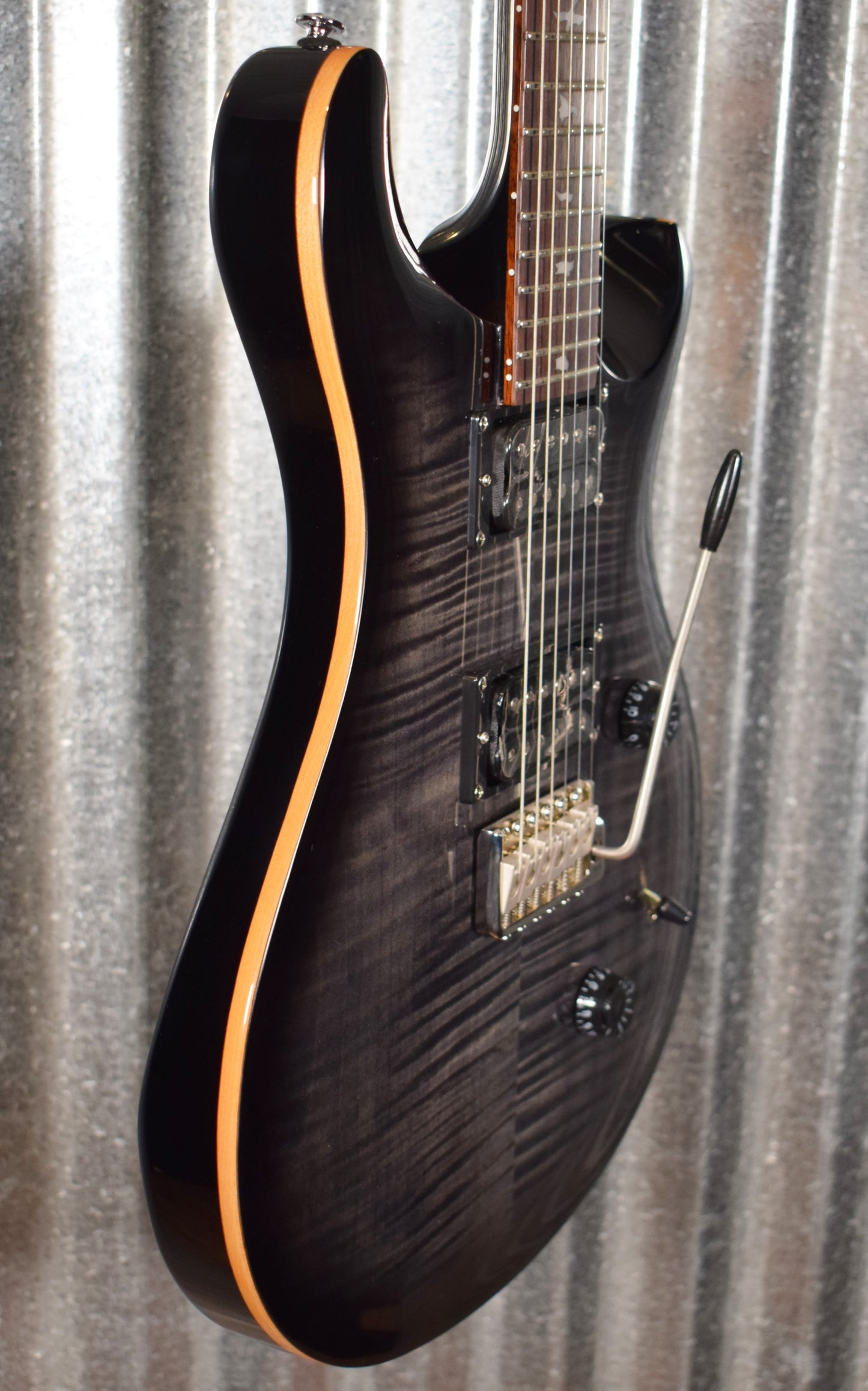 PRS Paul Reed Smith SE Custom 24 Charcoal Burst Guitar & Bag #0528