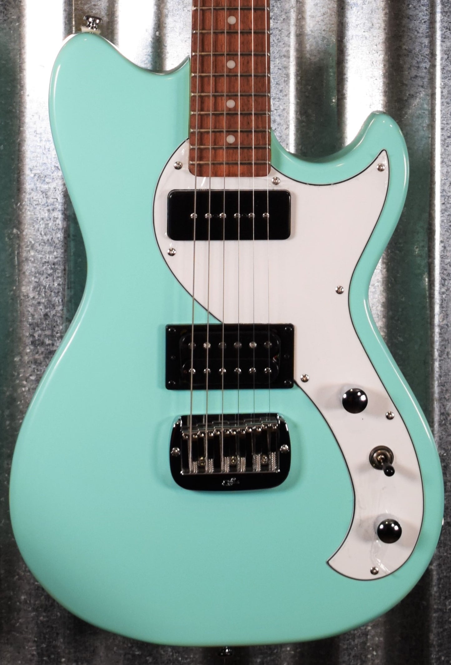 G&L Tribute Fallout Seafoam Green Guitar #9124 Demo
