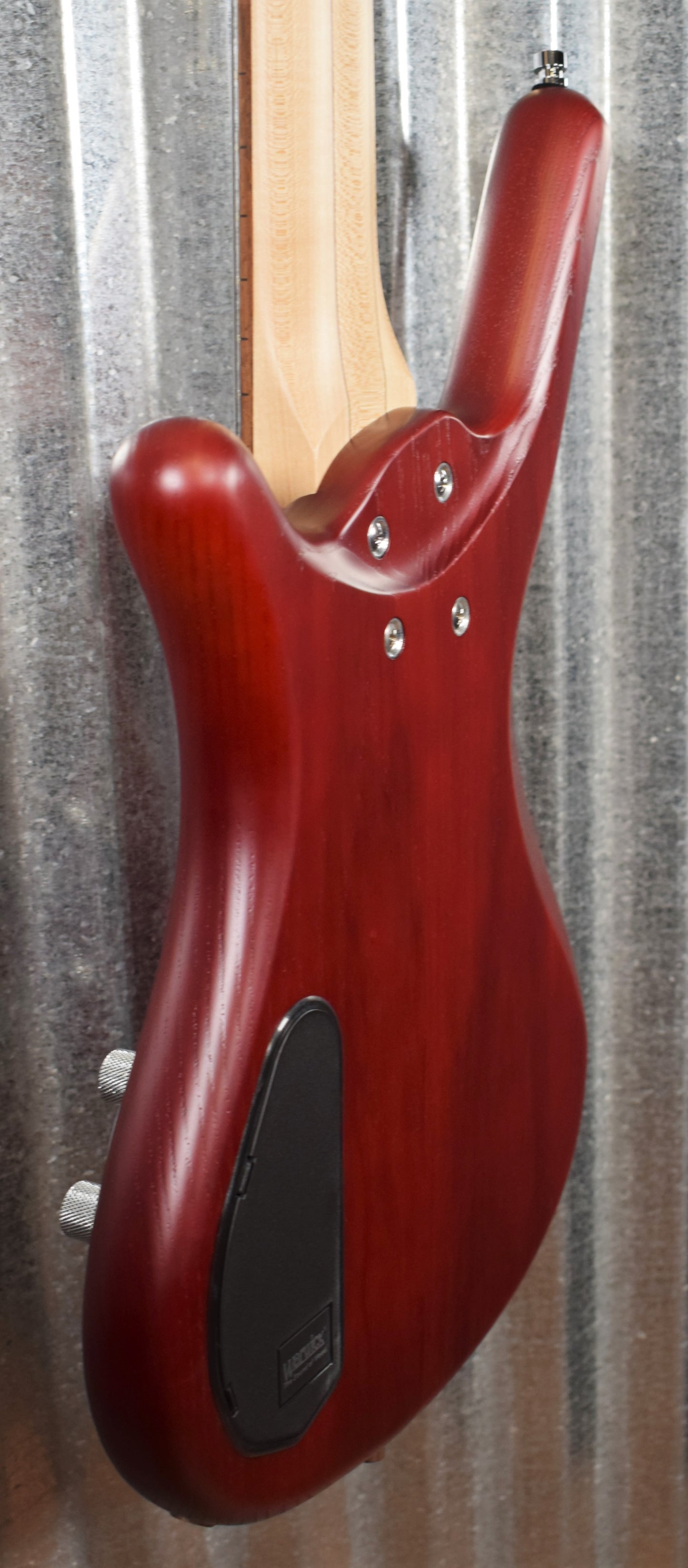 Warwick Rockbass Corvette $$ Double Buck Burgundy 5 String Bass & Bag #0618