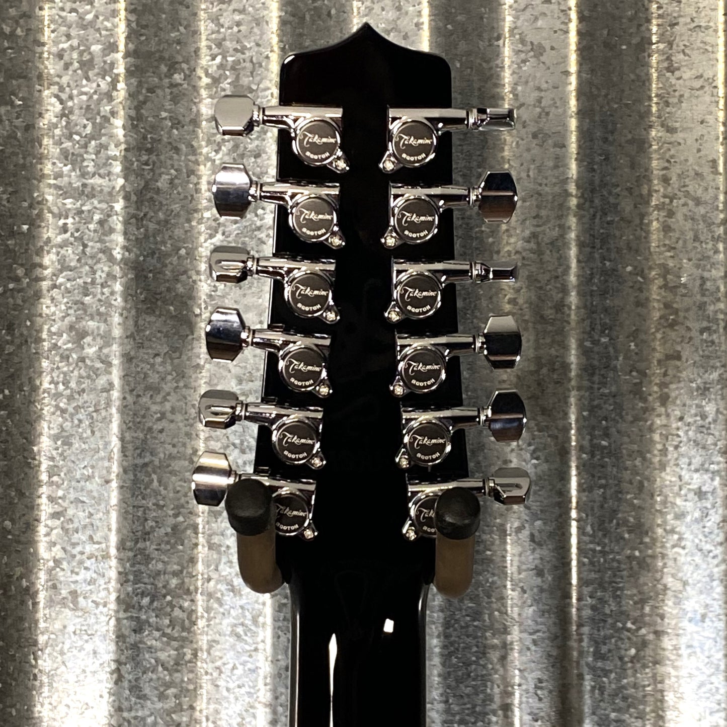 Takamine EF381SC12 Cutaway 12 String Acoustic Electric Guitar Black & Case Japan #0951