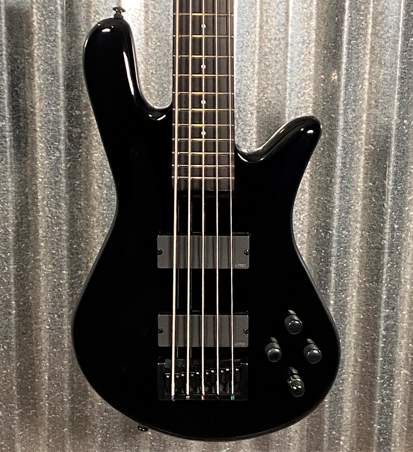 Spector NS Ethos 5 String Bass Black Gloss NSETHOS5BK & Bag #1144