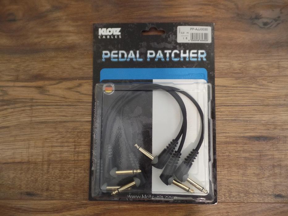 Klotz KLO-PP-AJJ Pedal Patcher Cable 3pk 1 FT