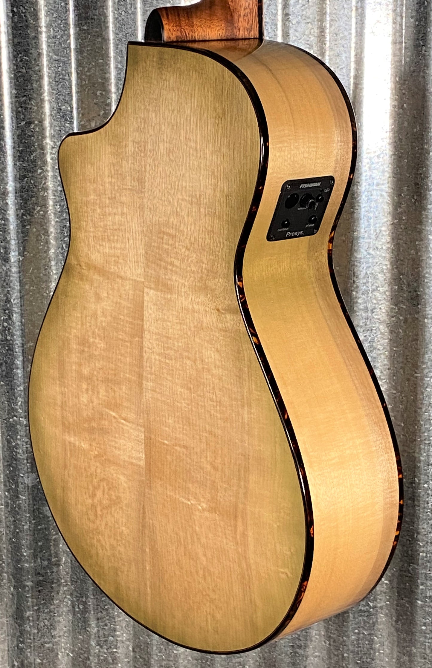 Breedlove Pursuit Exotic S Concert CE Sweetgrass Myrtlewood Acoustic Electric Guitar #8418