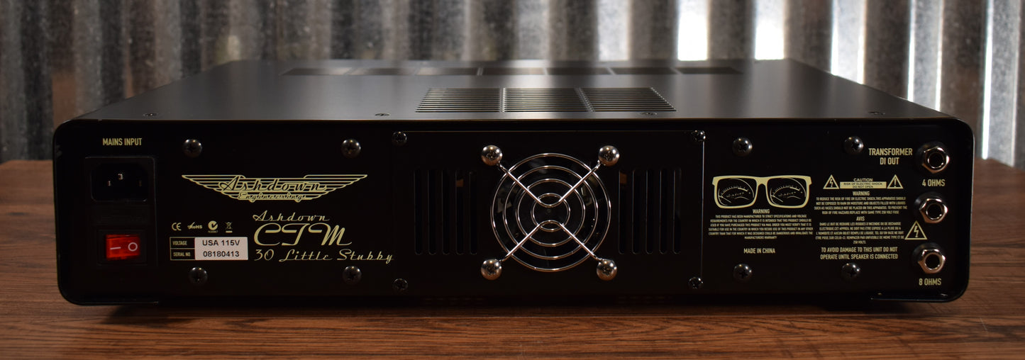 Ashdown Engineering CTM-30 Little Stubby 30 Watt All Tube Bass Head Amplifier Demo
