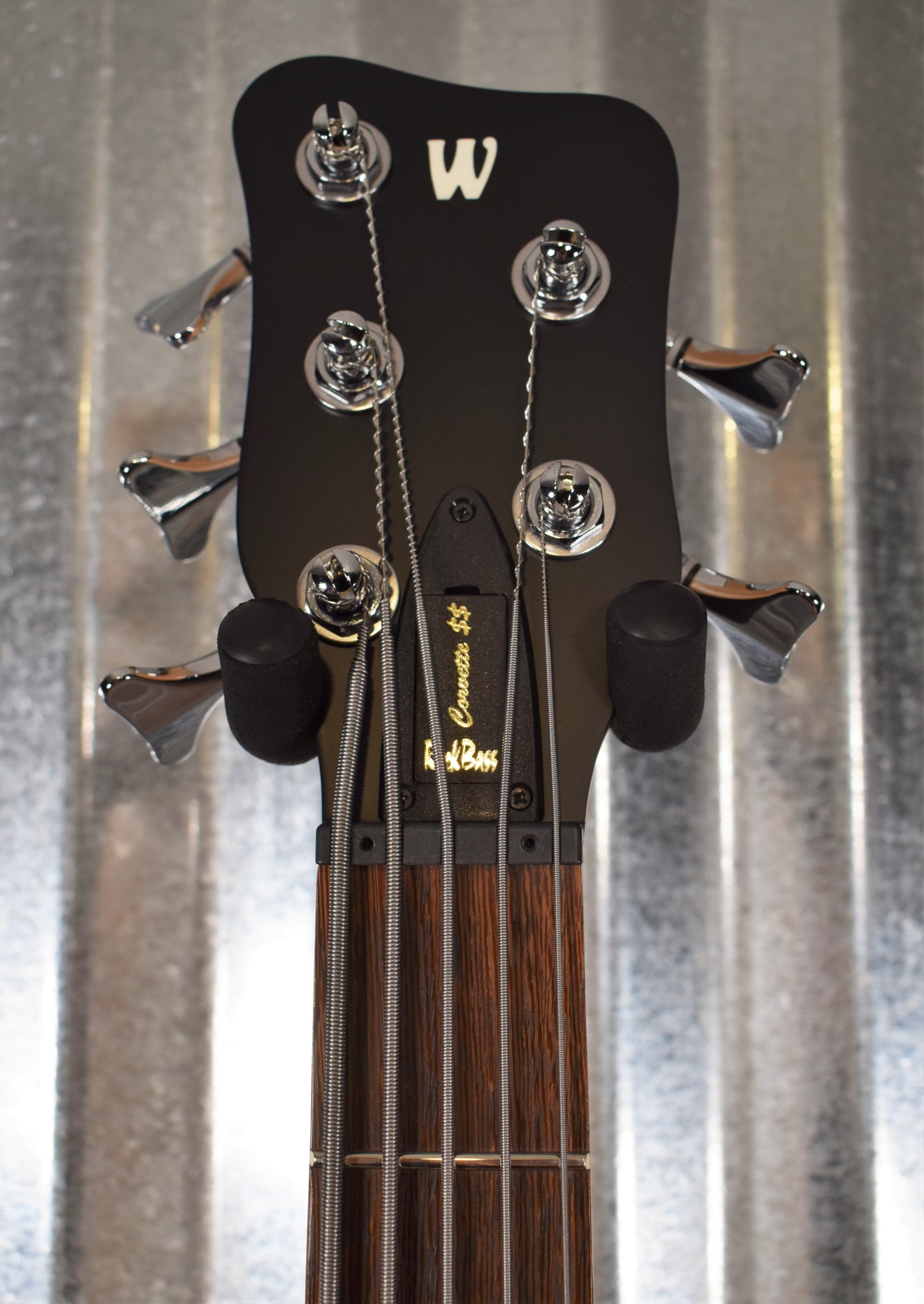 Warwick Rockbass Corvette $$ Double Buck Burgundy 5 String Bass & Bag #0618