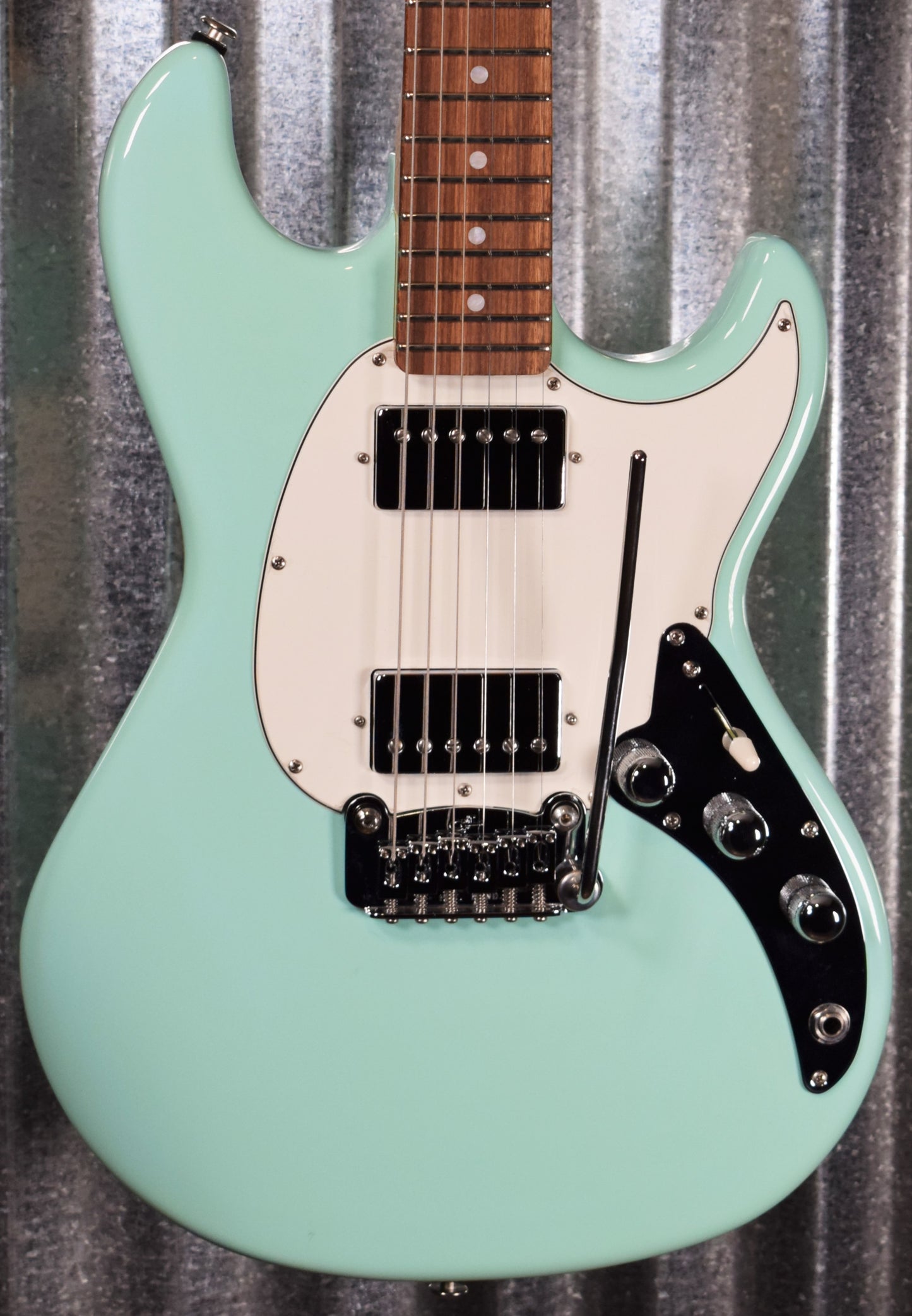 G&L USA Fullerton Deluxe Skyhawk HH Surf Green Guitar & Case #2092