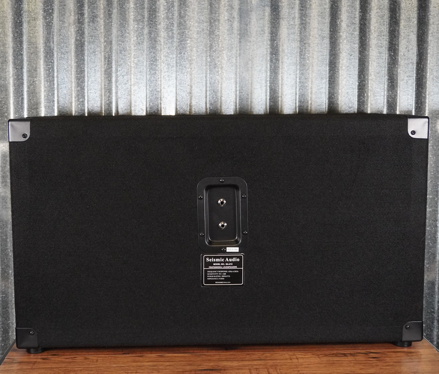 Seismic Audio SA-212 2x12" 8 Ohm 200 Watt Guitar Amplifier Speaker Cabinet #1 Used