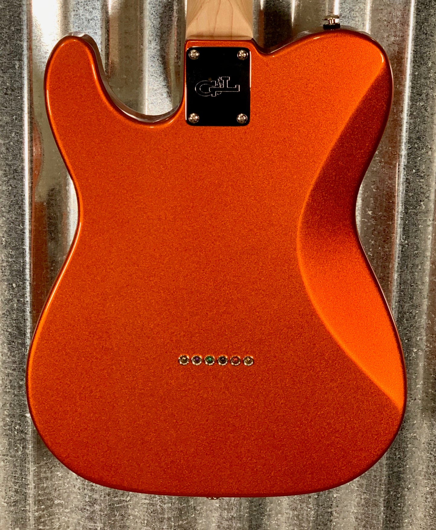 G&L USA Fullerton Custom ASAT Classic Bluesboy Tangerine Metallic Guitar & Case 2018 #3090