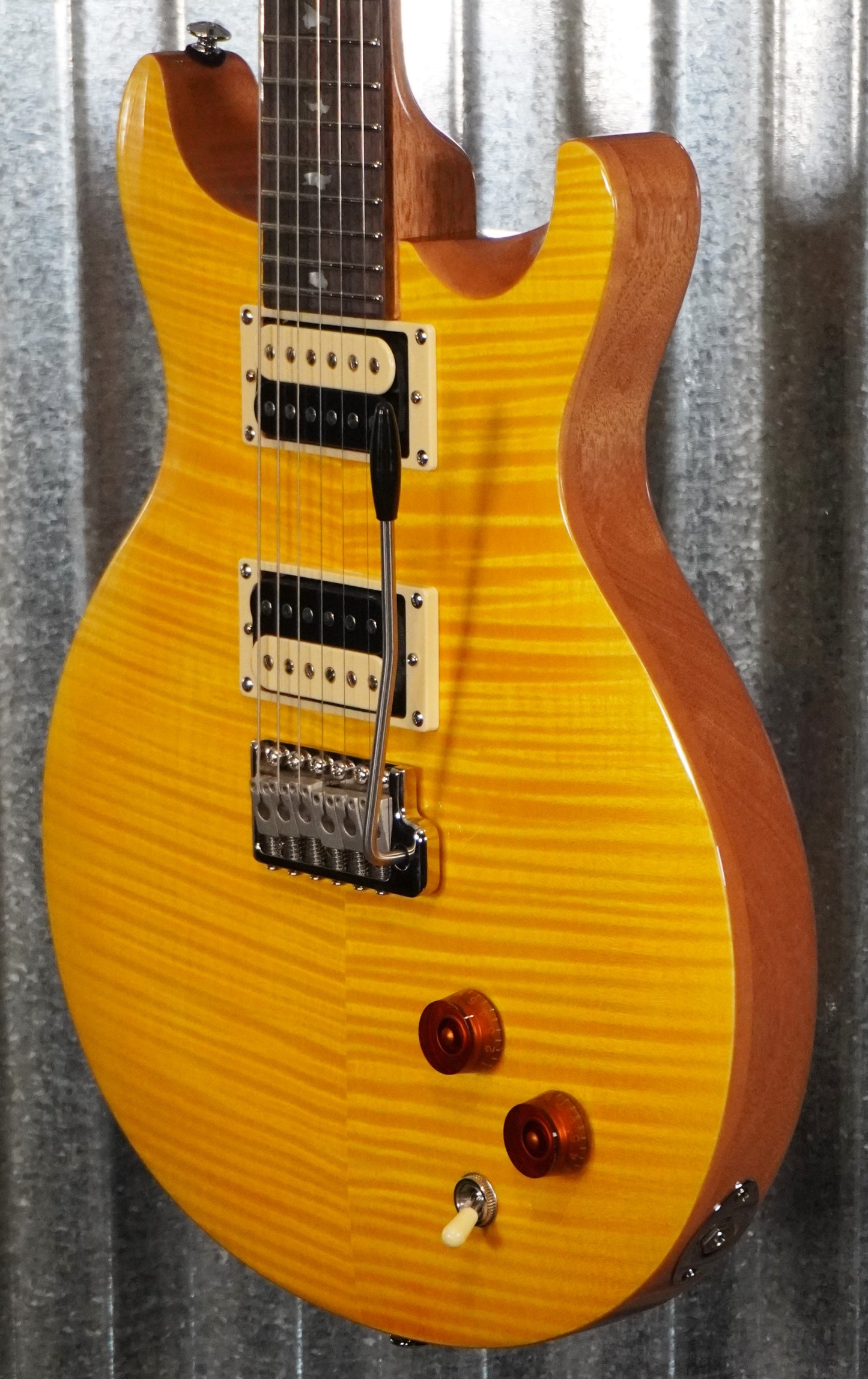 PRS Paul Reed Smith SE Santana Yellow Guitar & Bag #5685