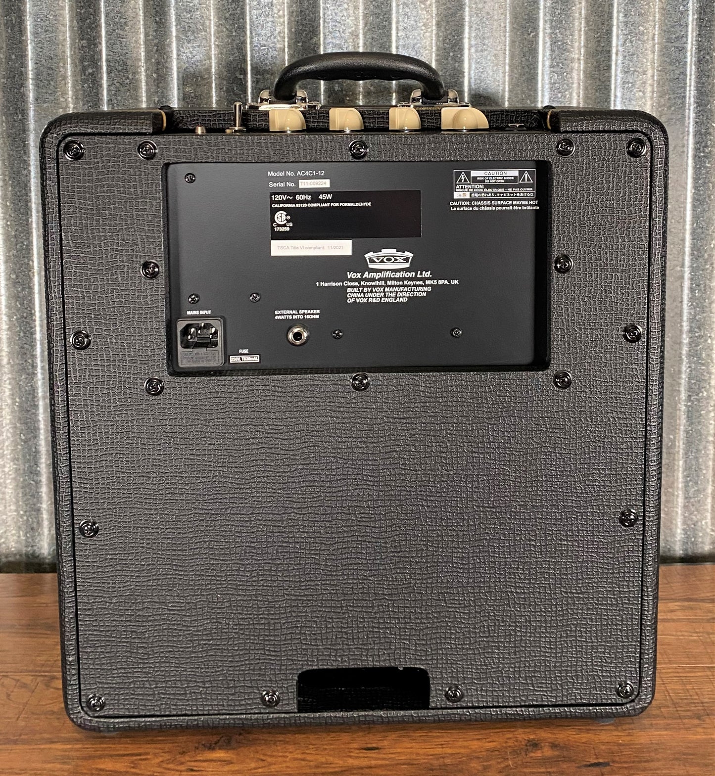 VOX AC4C112 AC4 Classic 4 Watt 1X12" Celestion Tube Guitar Combo Amplifier