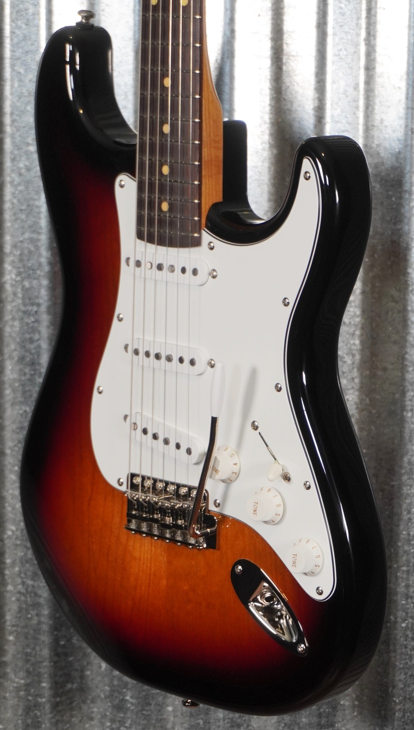 Modern Vintage MVS-64 60's Vintage Strat Guitar 3-Tone Sunburst #1009