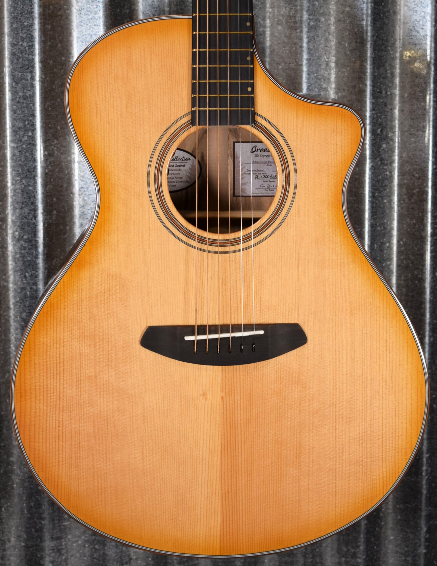 Breedlove Artista Concert Natural Shadow CE Myrtlewood Acoustic Electric Guitar B Stock #8867