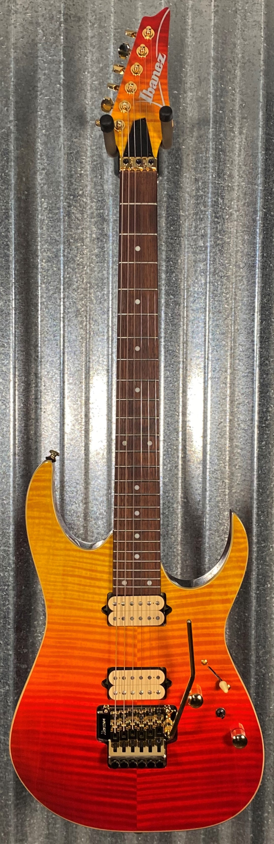 Ibanez RG420HPFM Flame Maple Roasted Neck DiMarzio Guitar & Bag #4900 Used