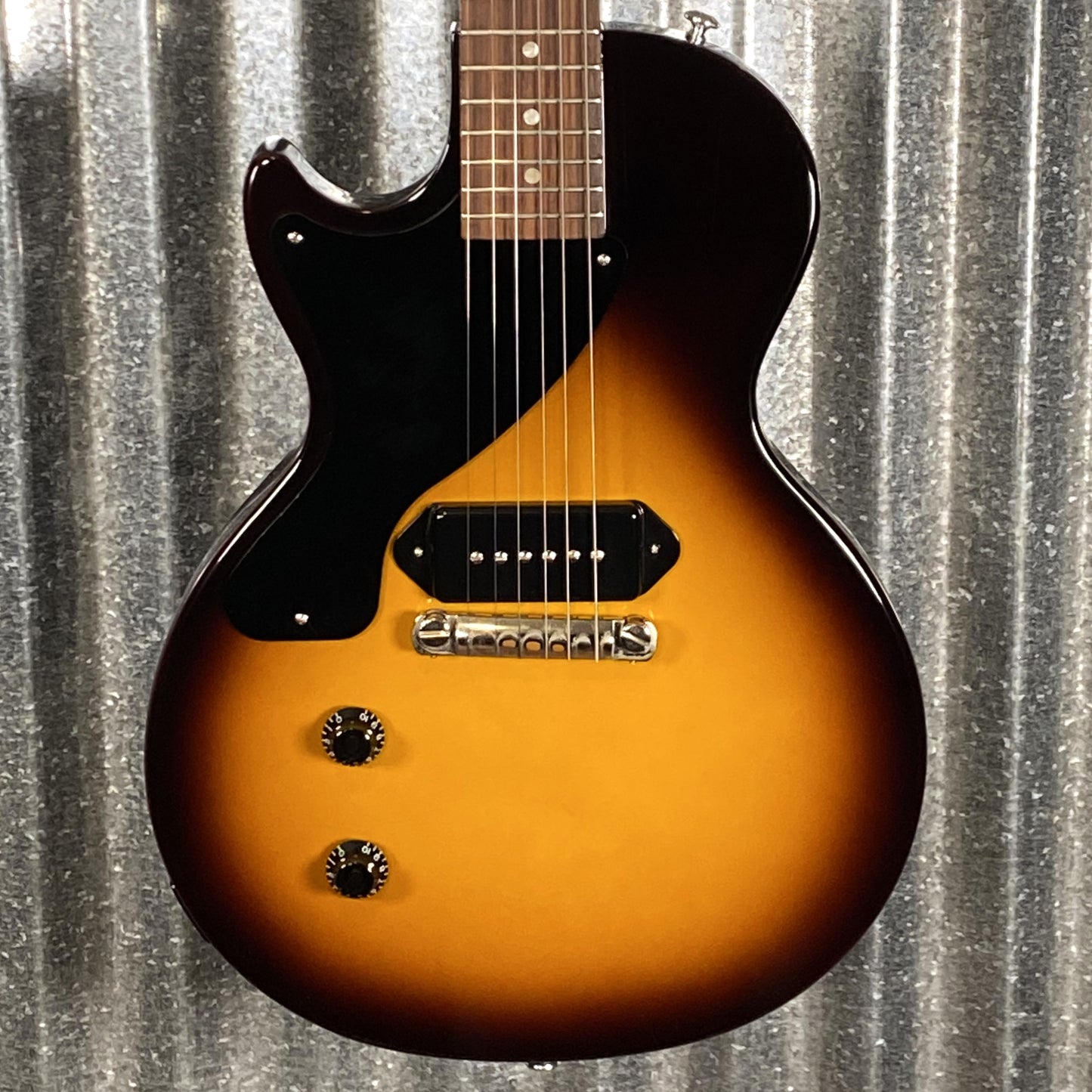 Gibson Les Paul Junior LP JR Vintage Tobacco Burst Left Hand Guitar & Case #0233 Used