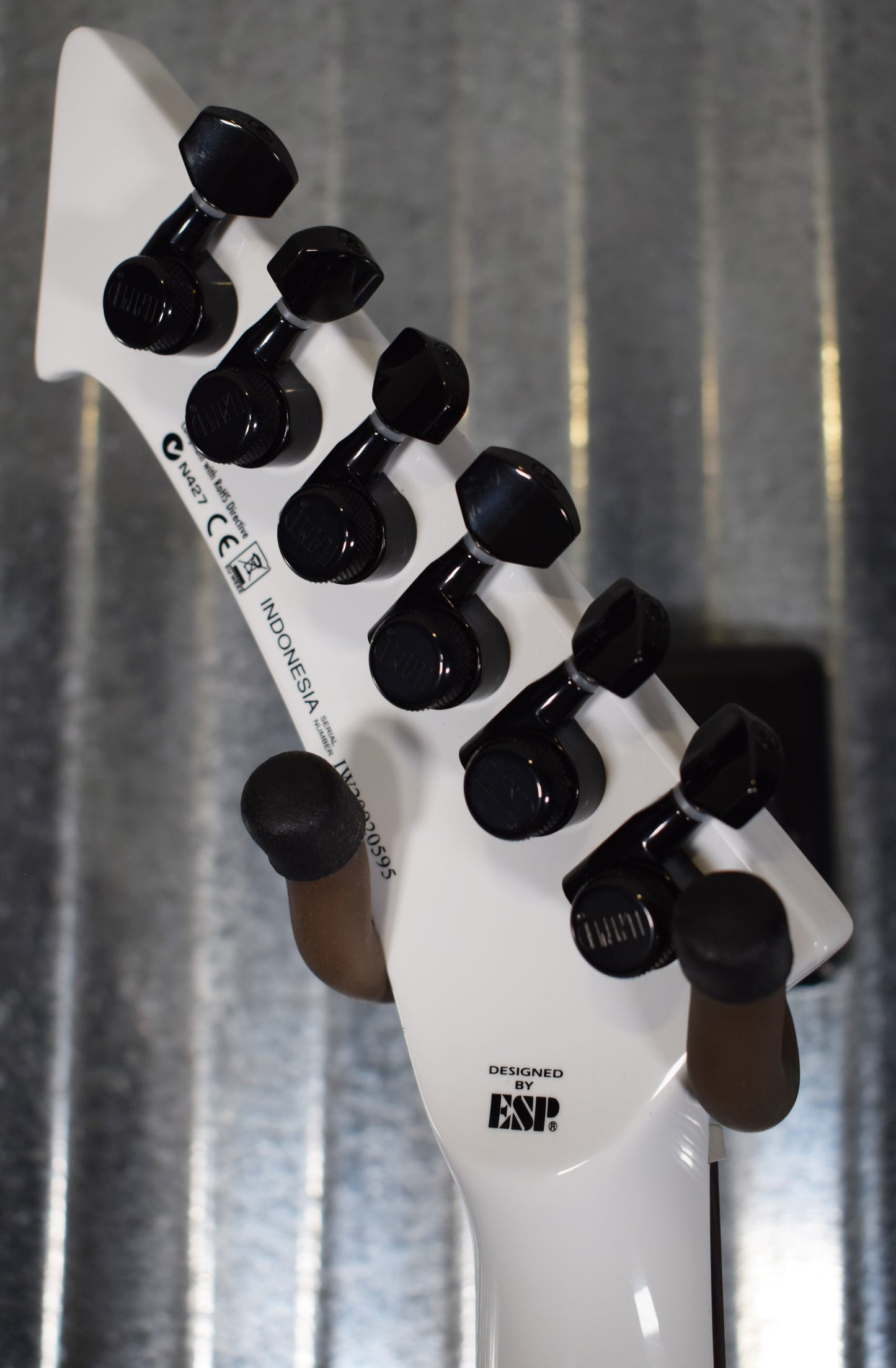 ESP LTD James Hetfield Snakebyte Snow White Guitar & Case LSNAKEBYTESW #0595 Used
