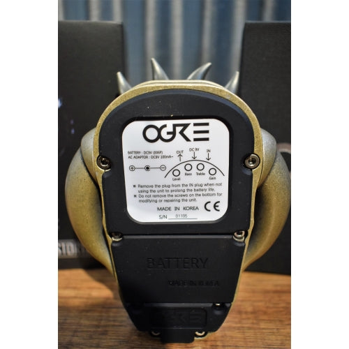 Ogre Guitar Thunderclap Distortion Special Edition Gold Effect Pedal SP0001GL