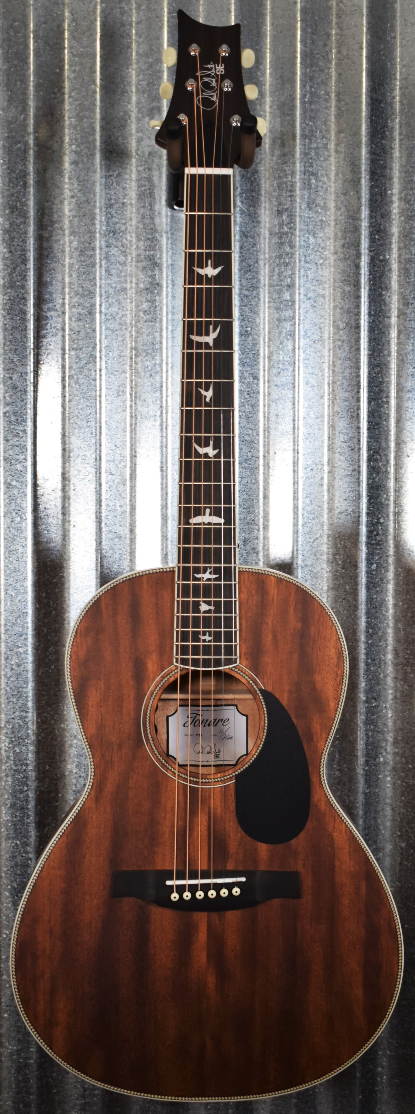 PRS Paul Reed Smith SE Parlor Vintage Mahogany Acoustic Electric Guitar & Bag #6209