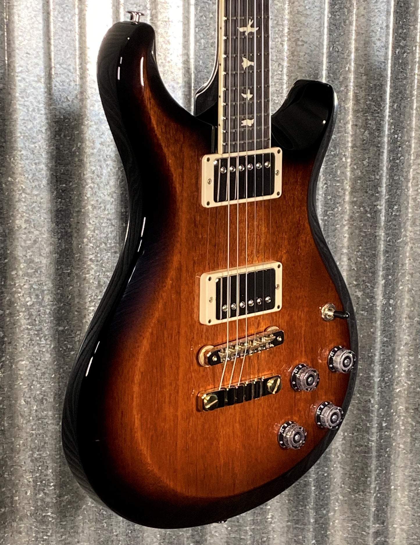 PRS USA S2 McCarty Thinline 594 Tobacco Sunburst Guitar & Bag #5314